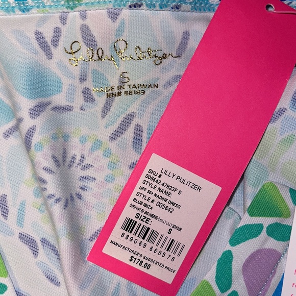 NWT Lilly Pulitzer Chilly Lilly UPF 50+ Nadine Dress - Picture 4 of 9